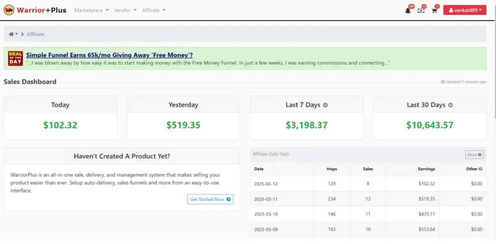 Earnings Proof